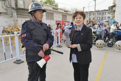 暖心校園保安，傳遞正能量