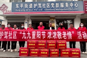 愛在深秋 情暖重陽|東平信息港公益協(xié)會聯(lián)合東平街道護(hù)駕社區(qū)開展重陽慰問活動