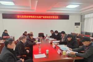 東平縣文旅局召開非遺名錄項目和傳承人評審會議