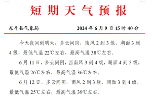 熱浪滾燙，突破40°C！東平即將開啟“蒸桑拿”模式