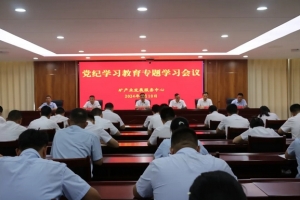 東平縣礦產(chǎn)業(yè)發(fā)展服務(wù)中心召開(kāi)黨紀(jì)學(xué)習(xí)教育專(zhuān)題學(xué)習(xí)會(huì)議