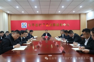 縣礦產業(yè)發(fā)展服務中心召開重點工作部署會議