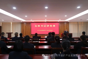 東平縣礦產業(yè)發(fā)展服務中心開展學習貫徹習近平法治思想專題黨課